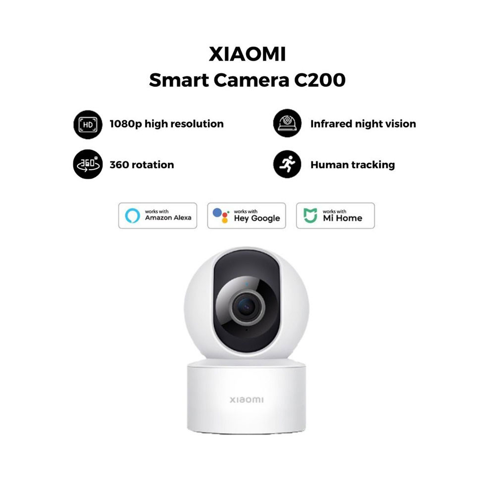 دوربین نظارتی هوشمند 360 درجه شیائومی 1080p مدل C200