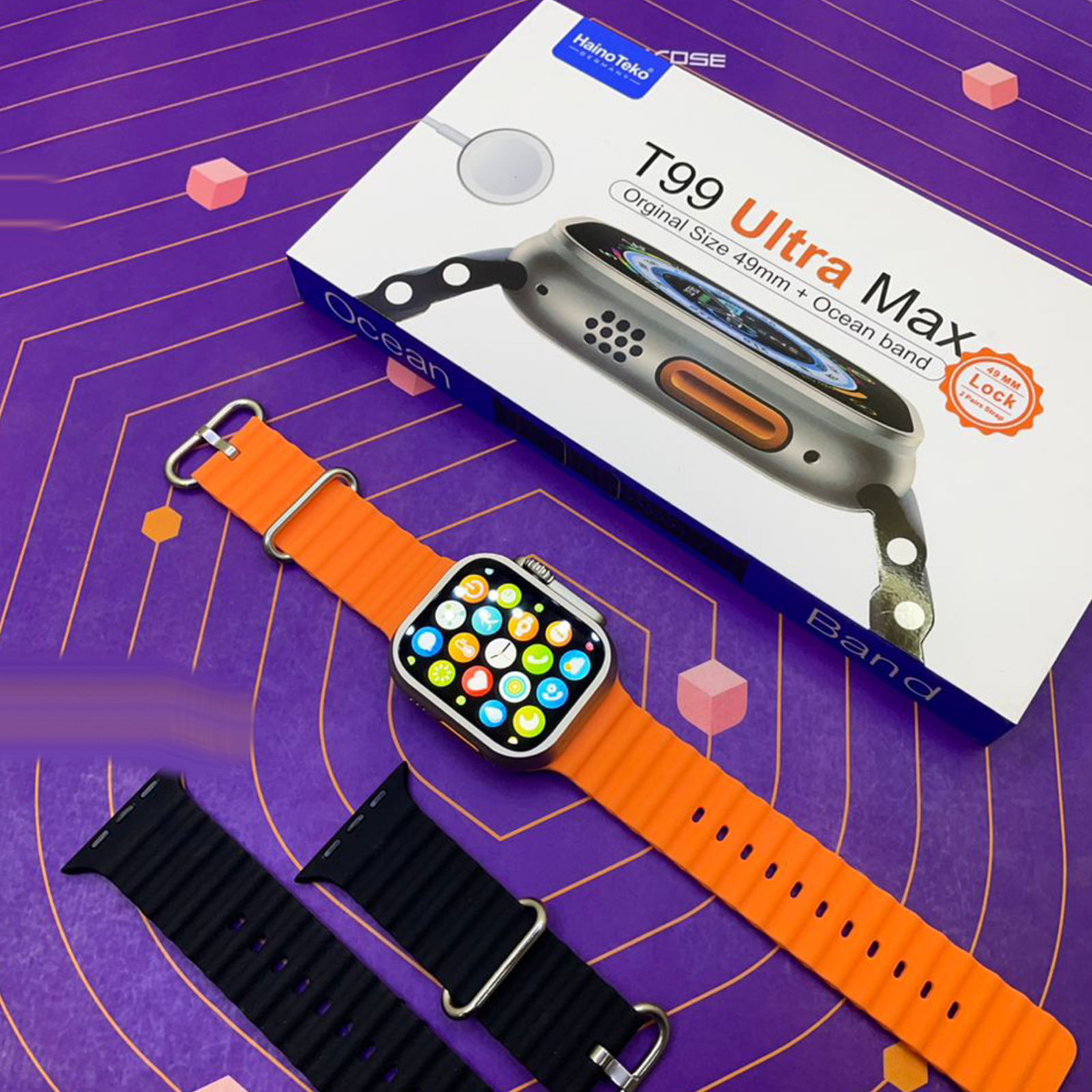 ساعت هوشمند هاینو تکو مدل T99 Ultra Max