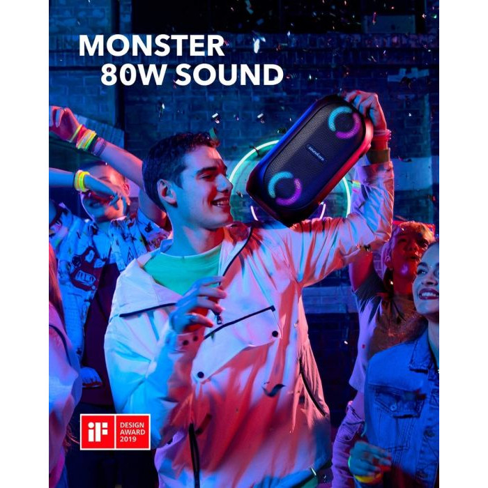 اسپیکر بلوتوثی قابل حمل انکر مدل Soundcore Rave PartyCast 80W