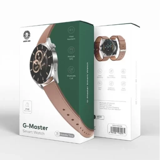 ساعت هوشمند گرین لاین مدل Green lion G-Master (بند چرمی)