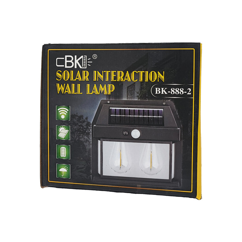 لامپ خورشیدی Solar Interaction Wall Lamp BK888-2