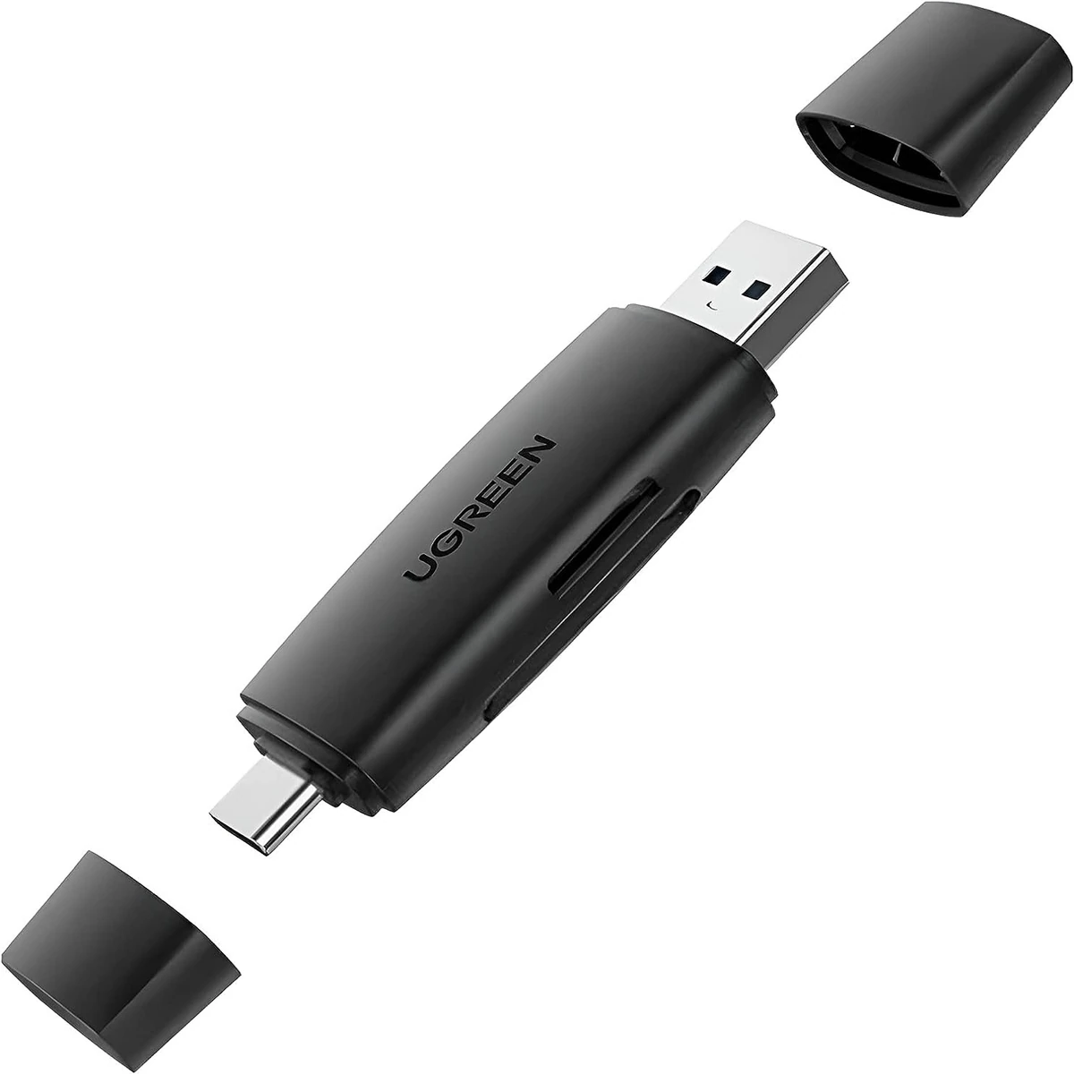 کارت خوان و رم ریدر دوکاره USB 3.0 و Type-C یوگرین مدل CM304 کد 80191